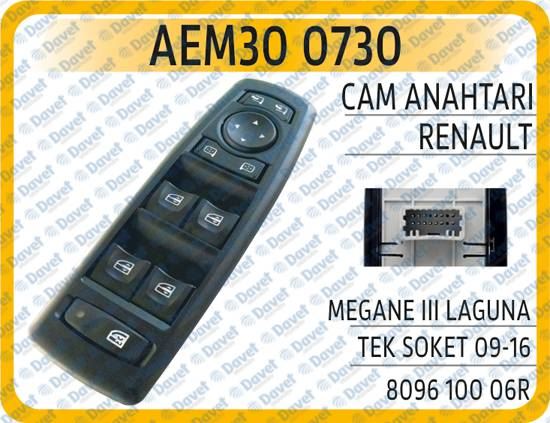 AEM 300730 Cam Anahtari Renault Megane Iii Laguna Tek Soket